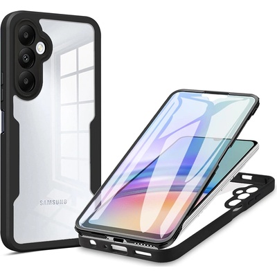 Techsuit Калъф за Samsung Galaxy A05s + Протектор - ColorVerse 360 Series - Черен