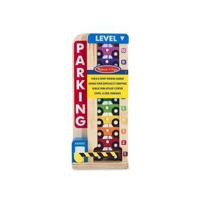 Melissa & Doug Дървен паркинг с коли, Melissa and Doug, 000772151825