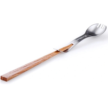 GSI Outdoors Шпорк от неръждаема стомана с дървени пръчици Glacier (TO.61001)