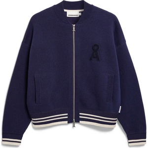 Armedangels Дамско ежедневно яке ARMEDANGELS Women's Iconic Å Bomber Jacket Casual jacket - Tinted Navy / Oatmilk - размер XXL (103-2911-0216)