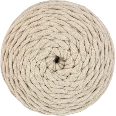 Vlna-hep Příze Twist 5mm - bavlna - macrame Twist: 8214 Papyrus