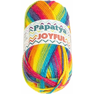 BELLATEX Joyful 100 g – 16 oranžová, modrá, žltá, ružová