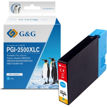 Compatible Глава за CANON MAXIFY MB 5350/5050/IB 4050 - Cyan - ink cartridge - /2500/ - PGI-2500XLC (PGI2500XLC) - 9265B001 - P№ NP-C-2500 (Compatible-NP-C-2500XLC(PG))