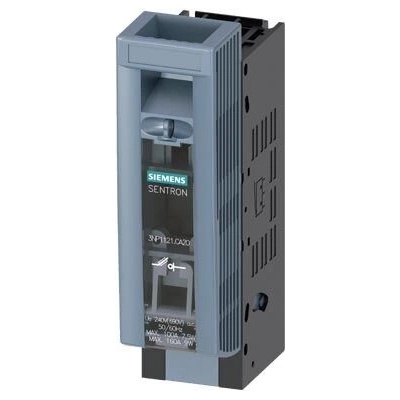 3NP1121-1CA20 Pojistkový odpínač velikost 000 1pól. třmenové svorky max 50mm2 montáž na desku