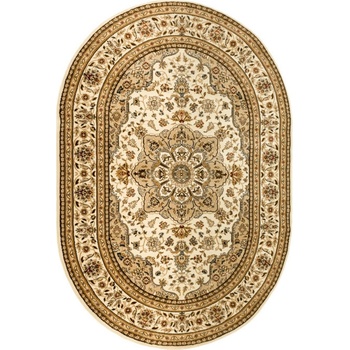 Najkoberce Super Rose 3792A ornament kvetinový krémový / béžový