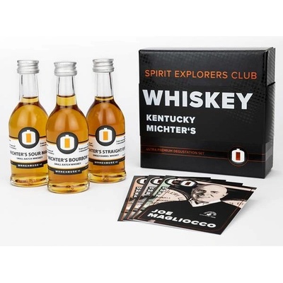 Spirit Explorers Club Kentucky Michter's Pack 43,7% 3 x 0,04 l (karton)