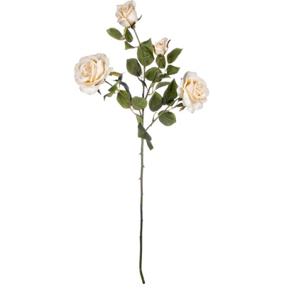 ИЗКУСТВЕН БУКЕТ rose 79cm БЯЛ (0171375)