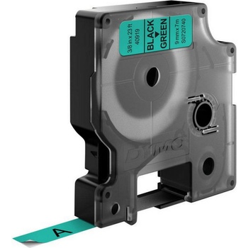 DYMO Лента за етикетни принтери Dymo Ribbon D1 Polyester / S0720740 - Black on Green - PN S0720740 (S0720740)