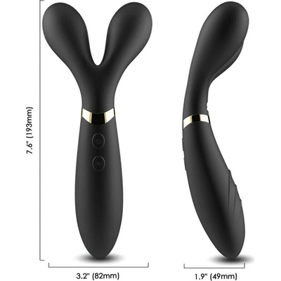 Armony Y-Wand Massager & Double Head Black