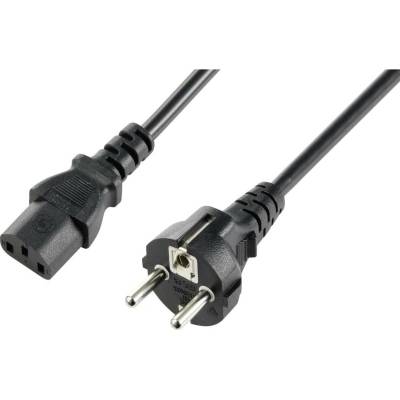 Sygonix černá 2.50 m spirálový kabel SY-5243880