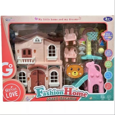 Man Yuk Toys Комплект за игра с модерна къща със звук и светлини (a286-19a)