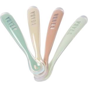 Beaba Silicone Spoon Set лъжичка Natural 4m+ 4 бр