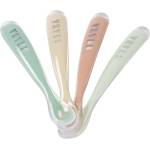 Beaba Silicone Spoon Set лъжичка Natural 4m+ 4 бр