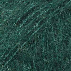 DROPS Design Brushed Alpaca Silk Uni Colour 11 Forest Green Плетива прежда (109811)