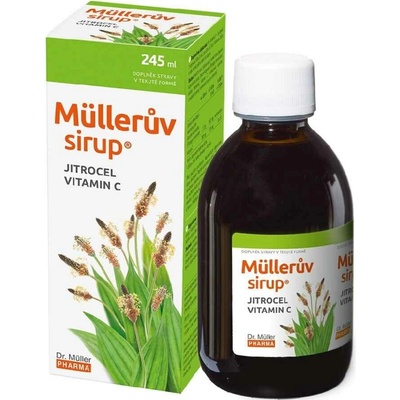 Müllerův sirup s jitrocelem medem a vit.C 245 ml