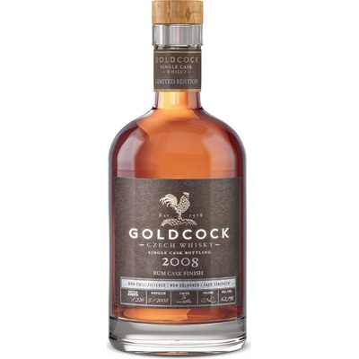 GoldCock 2008 RUM cask finish 62,7% 0,7 l (holá láhev)