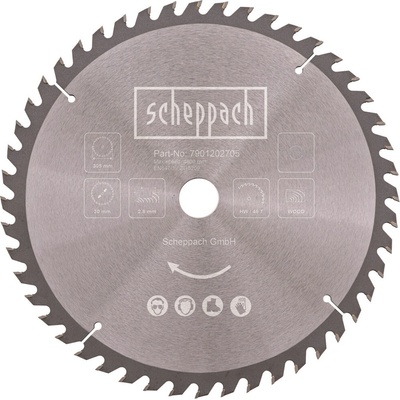 Scheppach pílový kotúč na drevo, TCT pr. 305/30, 48 zubov
