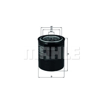 MAHLE ORIGINAL Olejový filter OC1091
