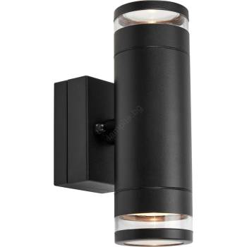 Markslöjd 109104 - димируема LED външна стенна лампа LUNO 2xLED/4, 9W/230V IP65 черна (ML1641)