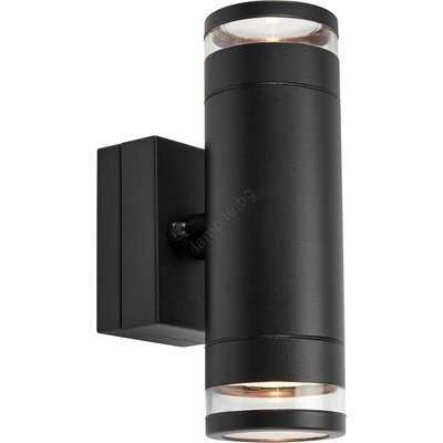Markslöjd 109104 - димируема LED външна стенна лампа LUNO 2xLED/4, 9W/230V IP65 черна (ML1641)