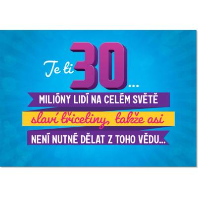 Přání s efekty 30