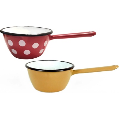 MAKRO Randlík s rúčkou smalt 700ml, 14cm rôzne farby