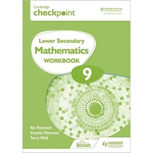 Cambridge Checkpoint Lower Secondary Mathematics Workbook 9 (ISBN: 9781398301306)
