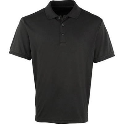 Premier Workwear pánske polo tričko PR615 black