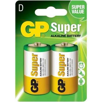 GP Batteries Алкална батерия gp super lr20 /2 бр. в опаковка/ БЛИСТЕР 1.5v (gp-ba-13a-u2)