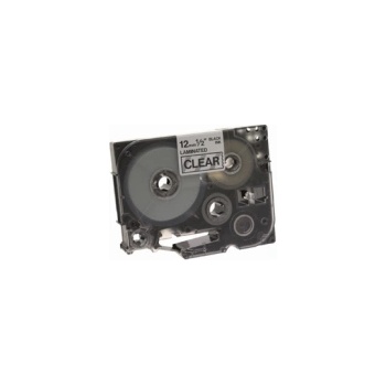 Brother TZe-131 Tape Black on Clear Laminated 12mm - Eco