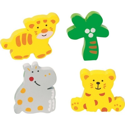 Goki puzzle vkladacie divoké zvieratká
