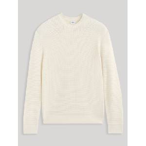 Celio Кремав мъжки пуловер Celio Cewaffle Celio | Byal | МЪЖЕ | XXL