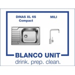 BLANCO Bundle Blanco Dinas XL 6S Compact +Blanco Mili Хром (525121519413)