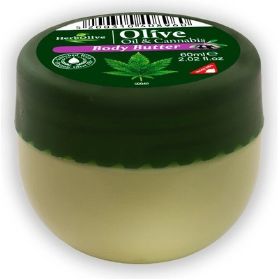 Madis Herbolive telové maslo s konopným olejom mini 60 ml