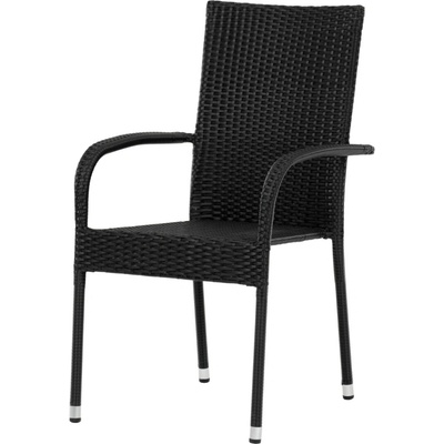 Vikio Ratanová zahradní židle DT151 antracit – Zbozi.Blesk.cz