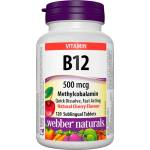 Webber Naturals Vitamin В12, 500 IU, 120 таблетки, Webber Naturals (3170 WN)