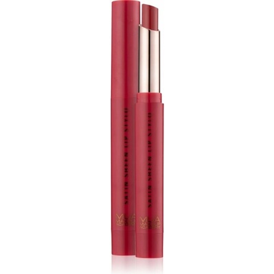 MUA Makeup Academy Satin Sheen saténová rtěnka Heartbreaker 1,5 g
