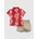 GAP Бебешки комплект облекло Brannan Bear поло и шортс GAP GAP | Cherven | Момчешки | 50-62
