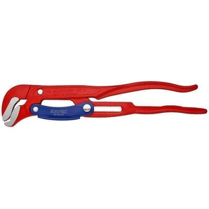KNIPEX Тръбен ключ с S-образни челюсти 1 ½" и бърза настройка, червено-фосфатиран, ръкохватка 420мм, Knipex (K8360015)