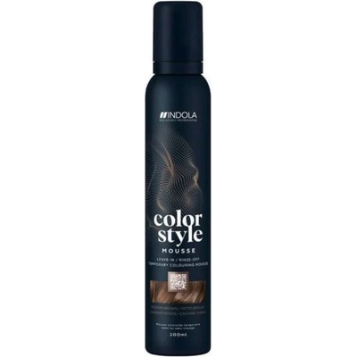 Indola Color Style Mousse medium brown 200 ml