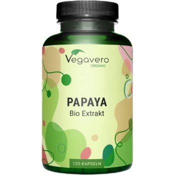 Image 1 of Vegavero Papaya BIO Extrakt 100000 U/G [120 капсули]