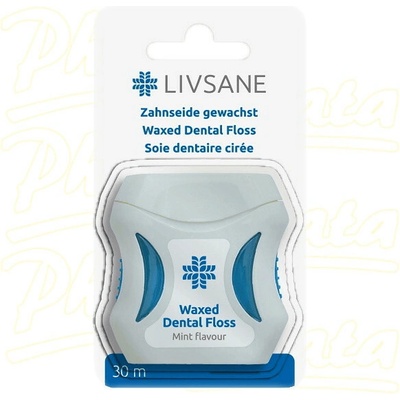 Livsane Dentální nit voskovaná 30 m