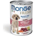Monge Fresh Puppy с телешко и зеленчуци - хапки в пастет за подрастващи кученца от отбиването до 1г. 400gr