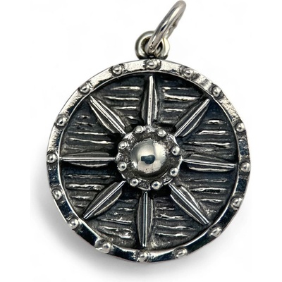 Drakkaria VIKING, štít stříbrný přívěsek P3596