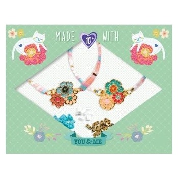 DJECO - Творчески комплект - Направи си гривна - Цветя (DJ00020)