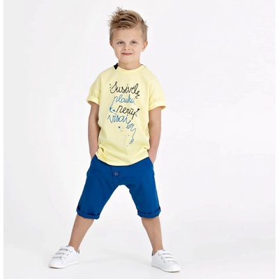 MUFFIN MODE chlapecké bavlněné kraťasy “blue SKY” modré