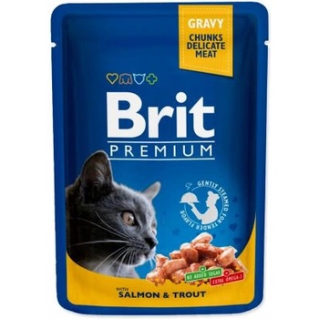 Brit Cat СЪМГА и ПЪСТЪРВА 100г