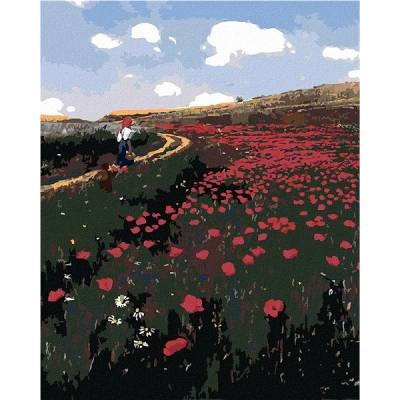 zuty Malování Podle Čísel Vlčí Máky V Poli Pál Szinyei Merse 80 x 100 Cm Plátno