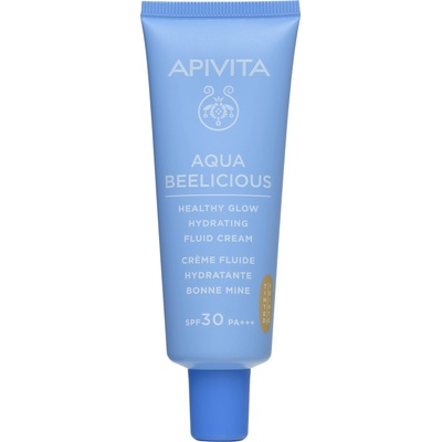 APIVITA Aqua Beelicious Тониран хидратиращ флуид за лице, SPF30, 40 ml