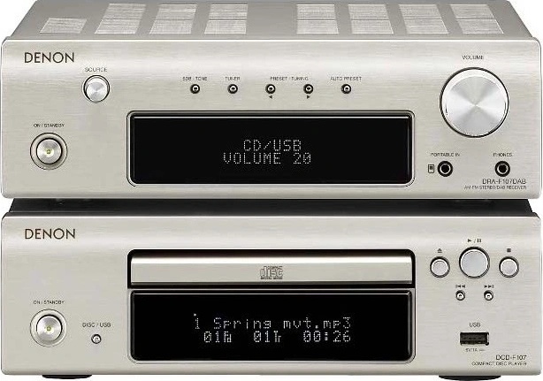 DENON DRA-F107 DCD-F107 セット DENON D-F107 - Heureka.cz